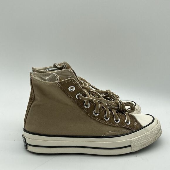 Women 7.5 Converse Chuck 70 High Nomad Khaki Egret Brown Sneaker Shoes A03759C - Picture 1 of 11